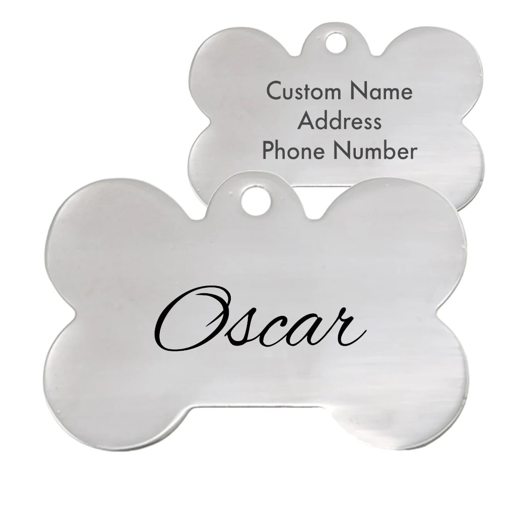 Personalised Engraved Dog Tag Necklace - Perham Prints