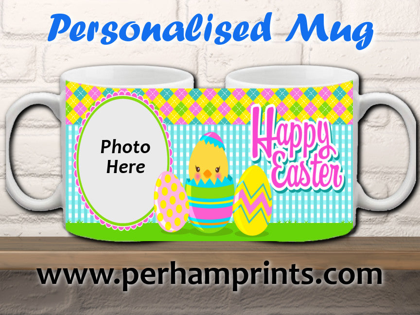 Personalised Happy Easter Cup - Perham Prints