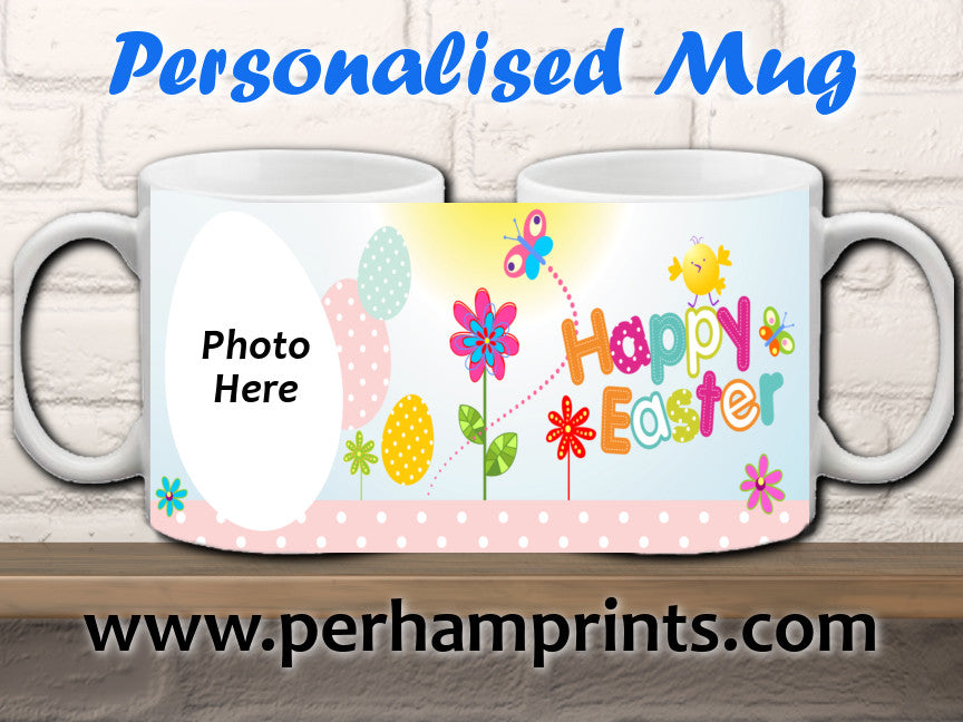 Personalised Happy Easter Cup - Perham Prints