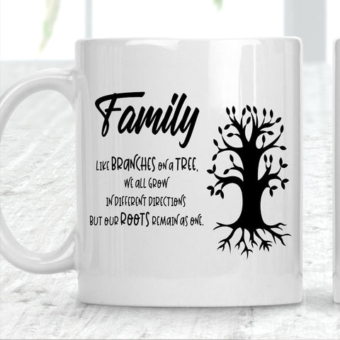 Family Like Branches On A Tree Mug