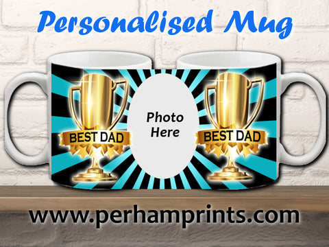 World's Best Dad Award - Personalised Photo Cup