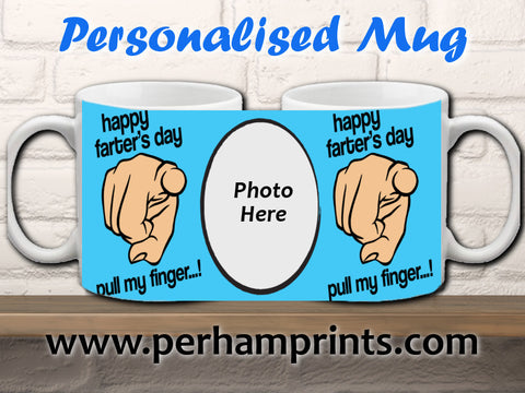 Personalised Happy Farter's Day - Personalised Mug