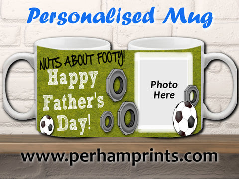 Father's Day Gift - Football Fan - Personalised Mug