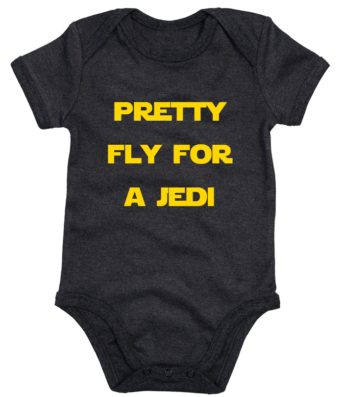 Pretty Fly For A Jedi Star Wars Personalised Baby Vest - Perham Prints