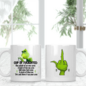 Grinch Cup of F*ckoffee Christmas Mug (18+) Adult Gift - 3