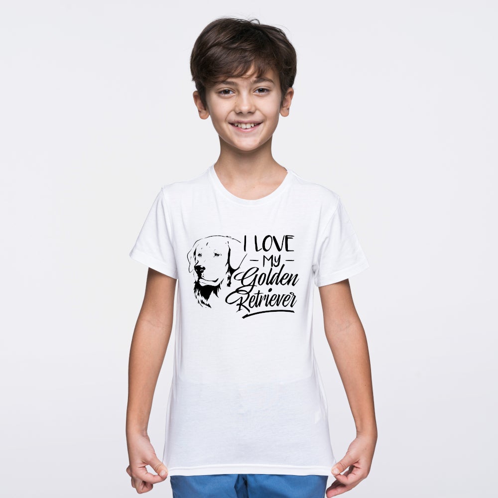 I Love My Golden Retriever Tshirt Dog Lover Gift Gildan Tshirt