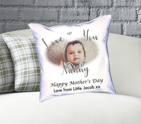 Personalised Mother's Day Cushion Heart