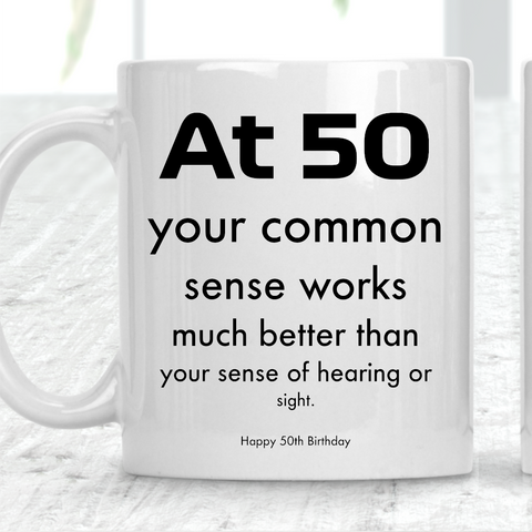 Happy 50th Birthday Custom Mug