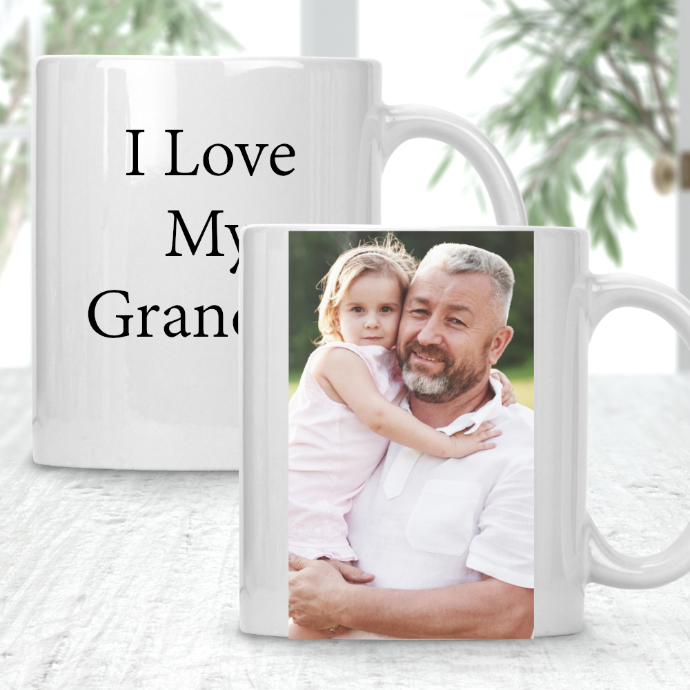 Personalised Unbreakable Picture Photo Cup Mug Plastic Size 11oz