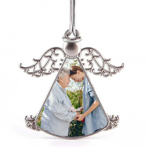 Christmas Decoration In Memory Of Angel Wing Photo Ornament