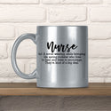 Definition Of A Nurse Glitter Mug - 3