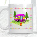Personalised Caravan Camper Van Home Is Where We Park It Cup Mug - 8