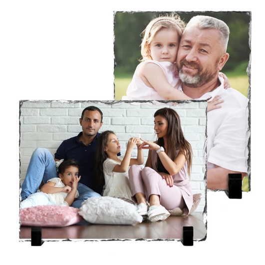 Personalised Photo Picture Of Your Choice Printed Onto Slate - Rectangle