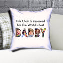 Personalised Reserved For Daddy Cushion - 1