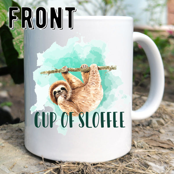 Sloth Cup Of Sloffee Custom Mug - 1