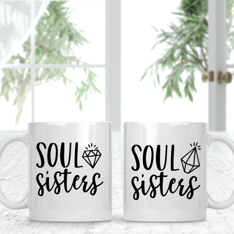 Soul Sisters Friend Two Matching Mugs