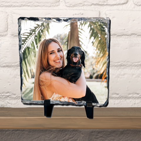 Personalised Photo Picture Of Your Choice Slate - Square