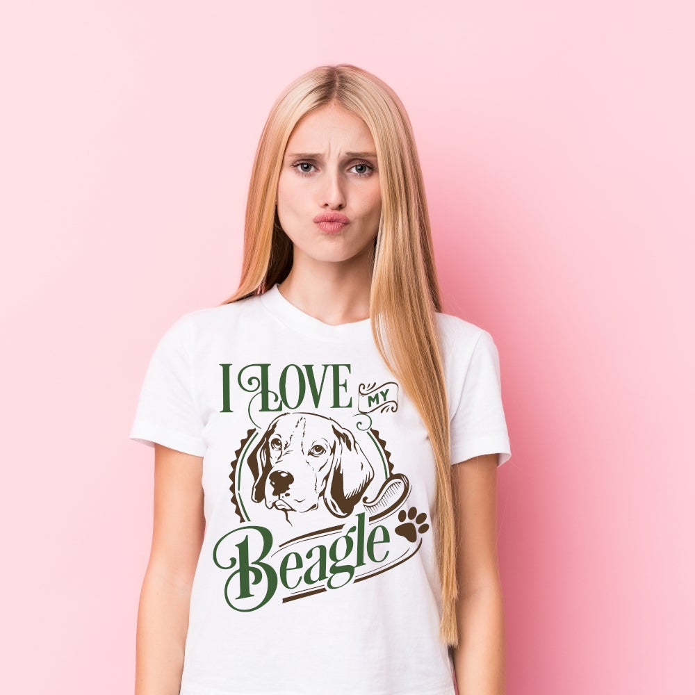 I Love My Beagle Tshirt Dog Lover Gift