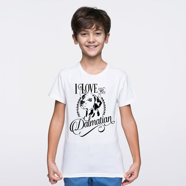 I Love My Dalmatian Dog Tshirt Dog Lover Gift - 1