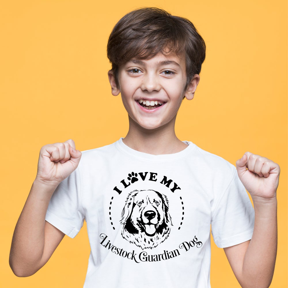 I Love My Livestock Guardian Dog Tshirt Dog Lover Gift