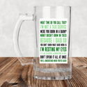 Popular Parent Sayings Quotes Tumbler Photo Beer Glass With Handle - 3