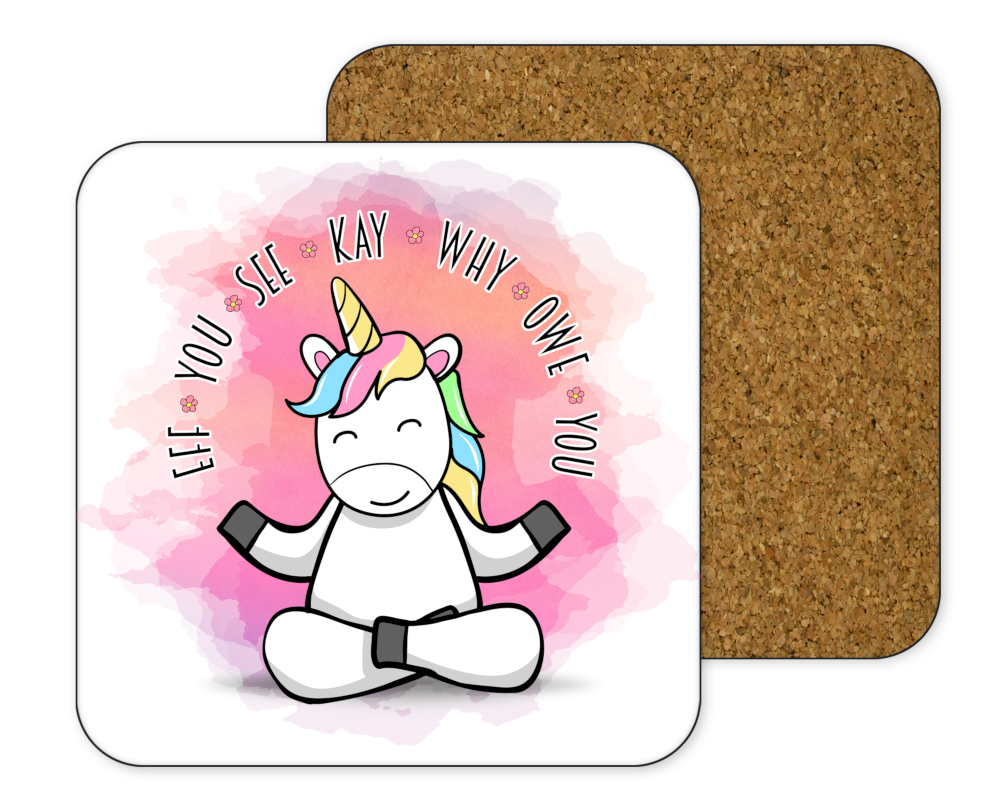 Unicorn Eff You See Kay Oh Eff Eff Coaster Adult Censored